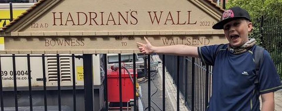 Sebastien walks Hadrian's Wall for 52 Lives!